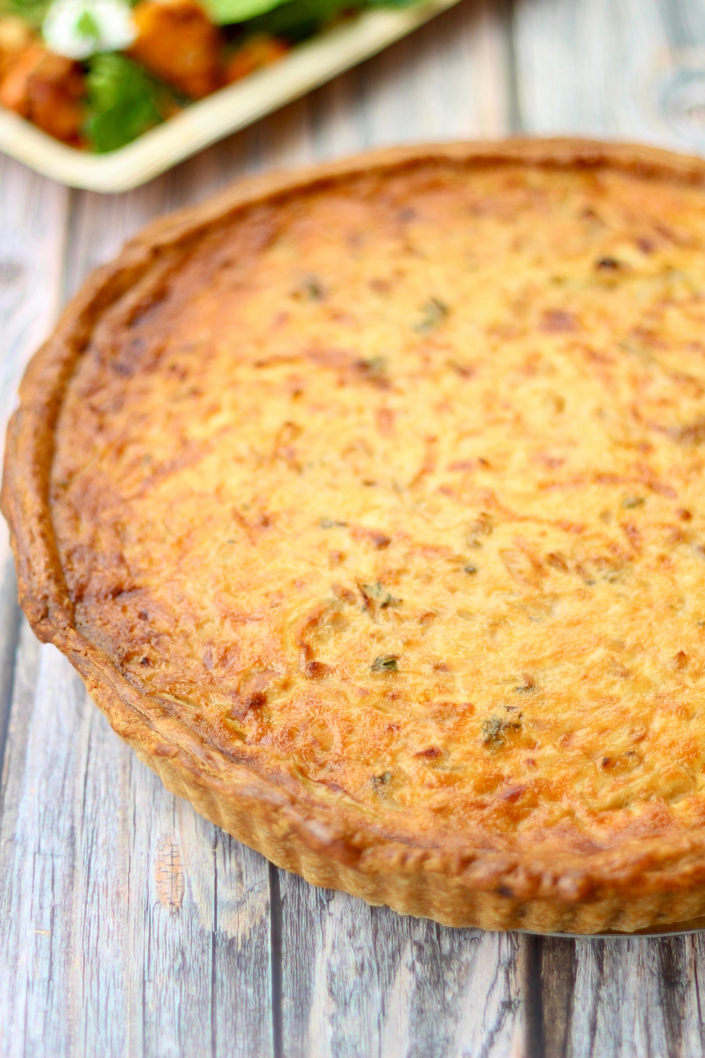 Sweet Onion, Thyme & Comte Quiche