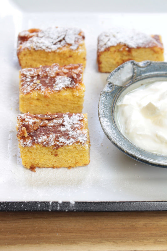 Orange, Almond & Polenta Cake with Honey Yoghurt