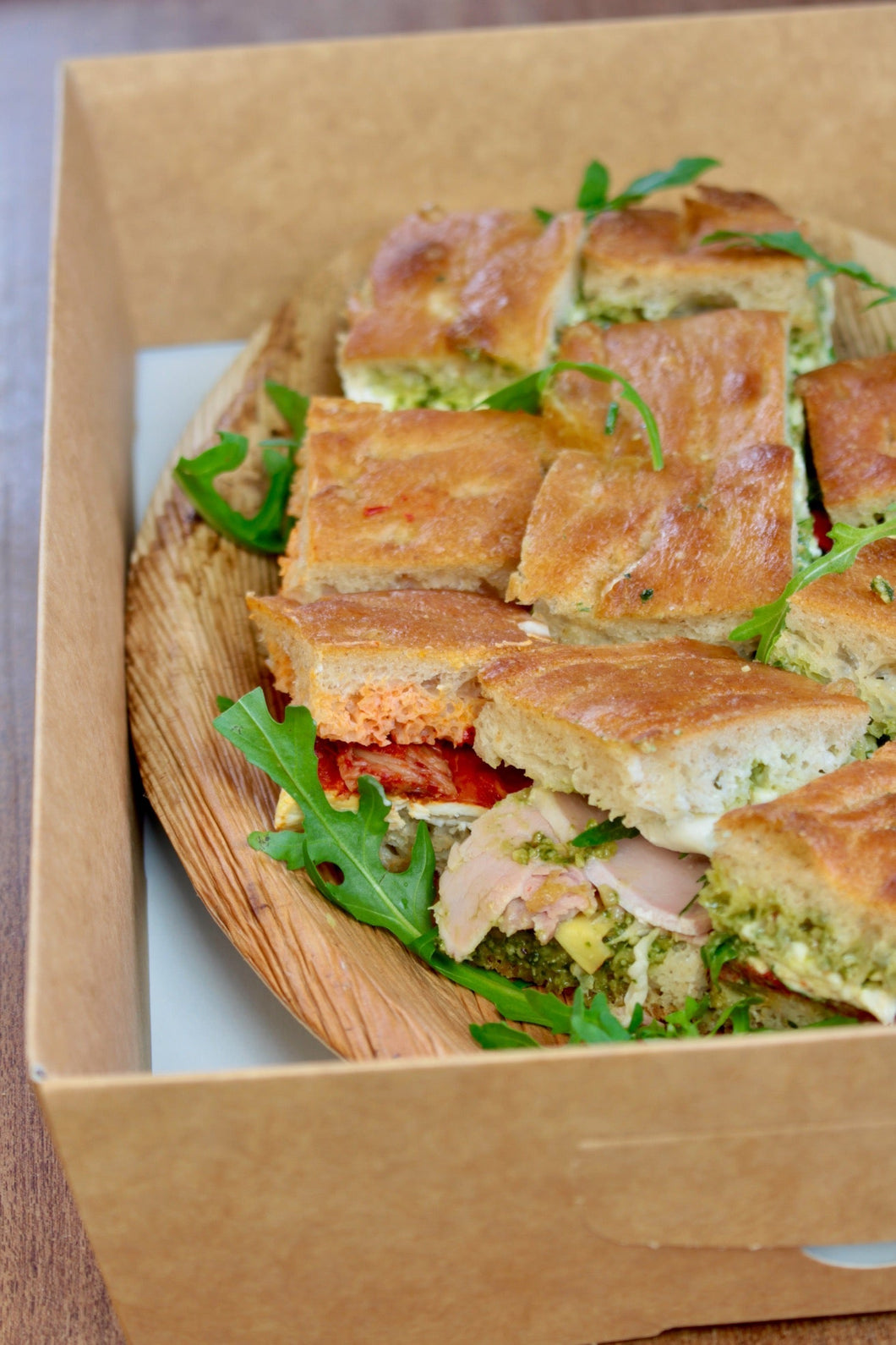 Focaccia Finger Sandwiches